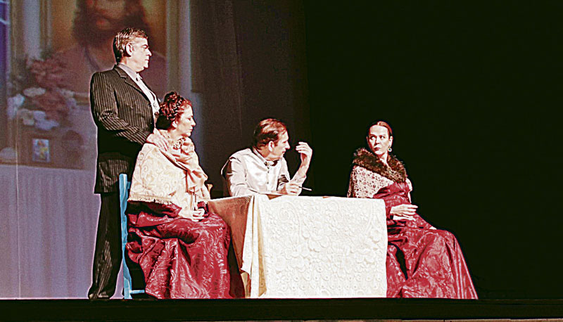 A peça inédita “O Livro dos Espíritos” será encenada hoje e amanhã no Teatro da Ufes (Foto: Divulgação/Guilherme Dalchiele)