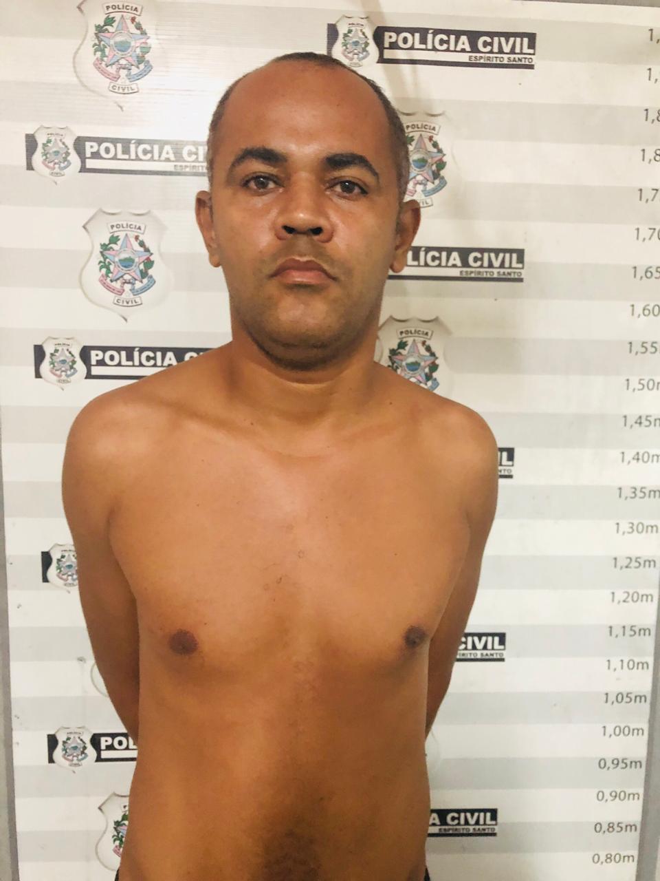 Otiniel Ferreira Fraga, 37 anos, foi preso nesta quarta-feira (Foto: Divulgação / PCES)