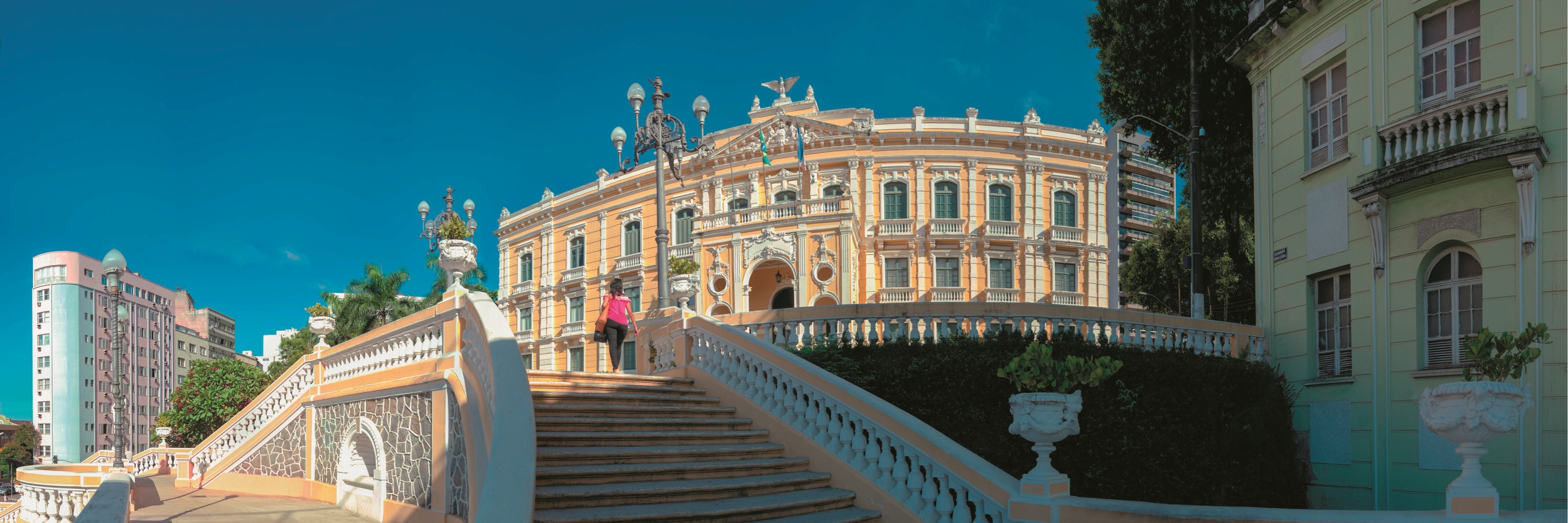 Foto panorâmica do Palácio Anchieta, no Centro (Foto: David Protti)