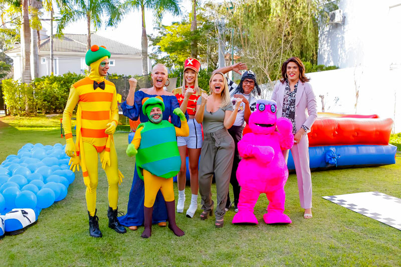 Praga e Melocoton, Dengue e Chiquinho, Paquita e Narcisa e, lógico, Xuxa e Eliana competirão no programa (Foto: Gabriel Cardoso / SBT)