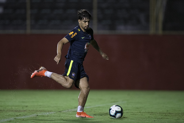 O que faz o Paquetá na Copa América? (Foto: Lucas Figueiredo/CBF)