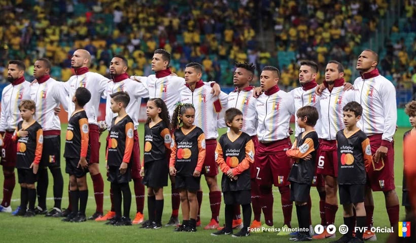 Seleção da Venezuela (Foto: Divulgação / Twitter)