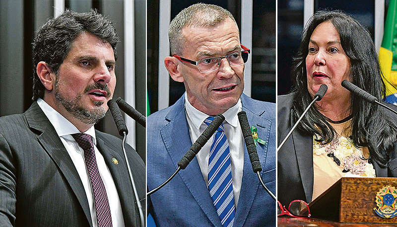 Os senadores capixabas estão sofrendo ameaças em razão da atuação no Congresso (Foto: Agência Senado)