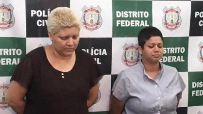 Suspeitas foram presas (Foto: Divulgação/ PCDF)