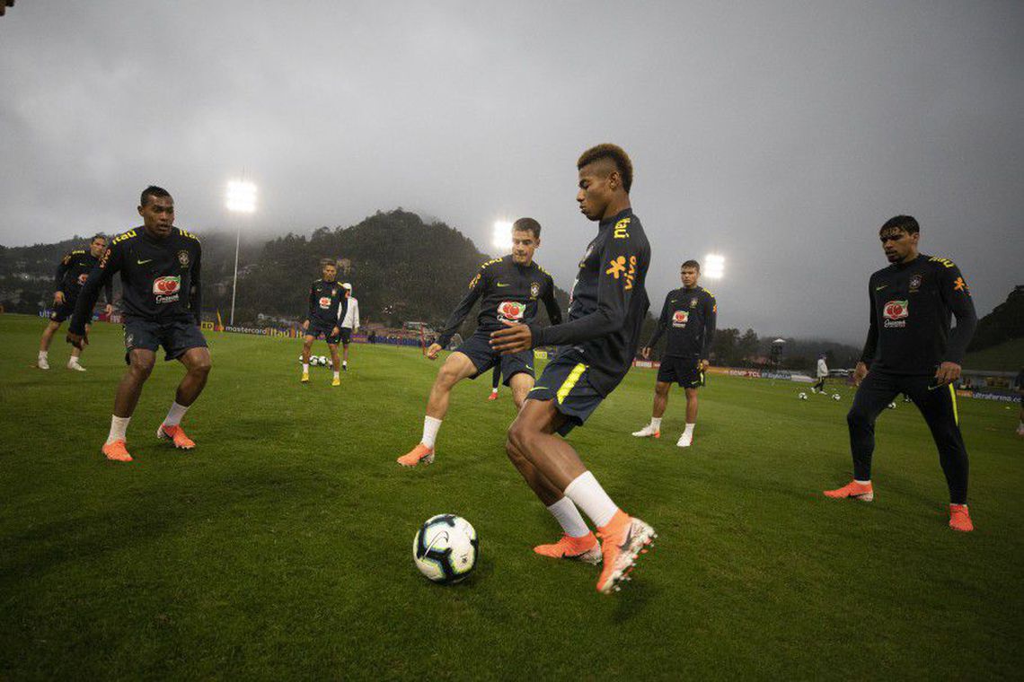 Treino da Seleção Brasileira na Granja Comary (Foto: Lucas Figueiredo/ CBF)