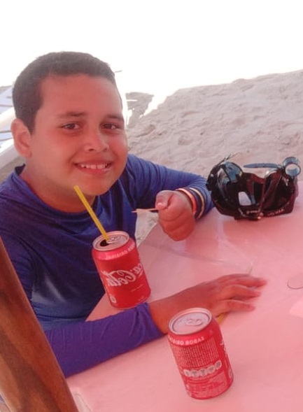 Gabriel é o único sobrevivente da família (Foto: Acervo pessoal)