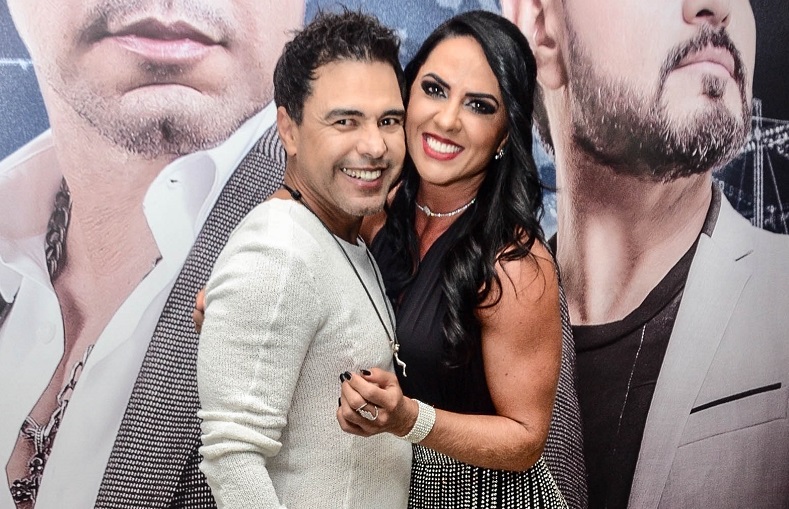 O casal Zezé Di Camargo e Graciele Lacerda (Foto: Eduardo Martins/ AgNews)