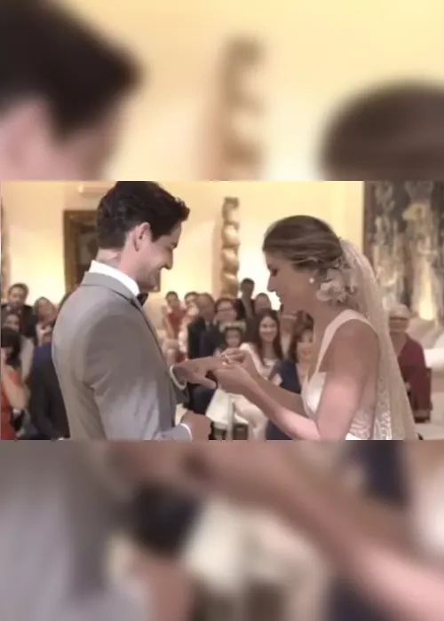 Imagem ilustrativa da imagem Rebeca Abravanel brinca com o marido, Alexandre Pato, em Roda a Roda sem plateia no SBT
