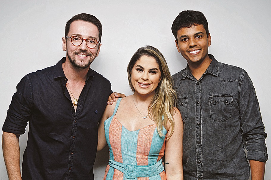 Wesley, Bruna e Murilo: parceria na   Quebra-Cabeça Cia de Teatro (Foto: Divulgação)