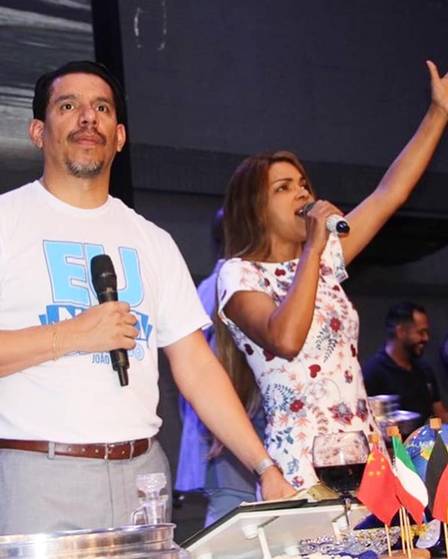 Anderson do Carmo e Flordelis (Foto: Reprodução / Facebook)