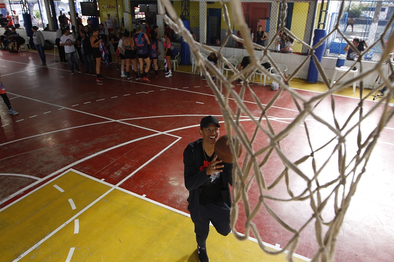 Ex-jogador de Franca Basquete/SP, Didi começou a jogar em projeto social na cidade de Cachoeiro de Itapemirim (Foto: Thiago Coutinho/AT)