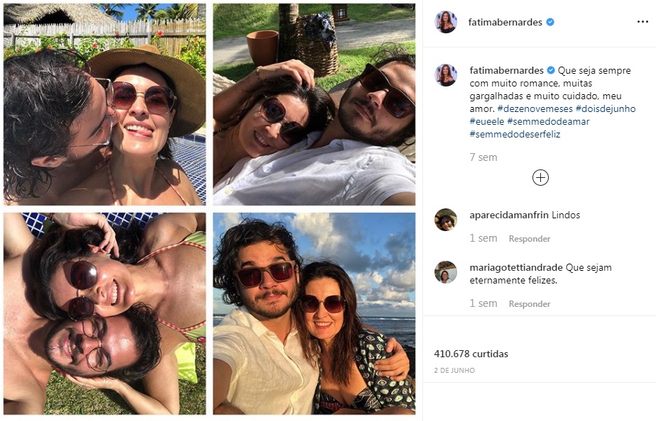 (Foto: Reprodução/Instagram/@fatimabernardes)