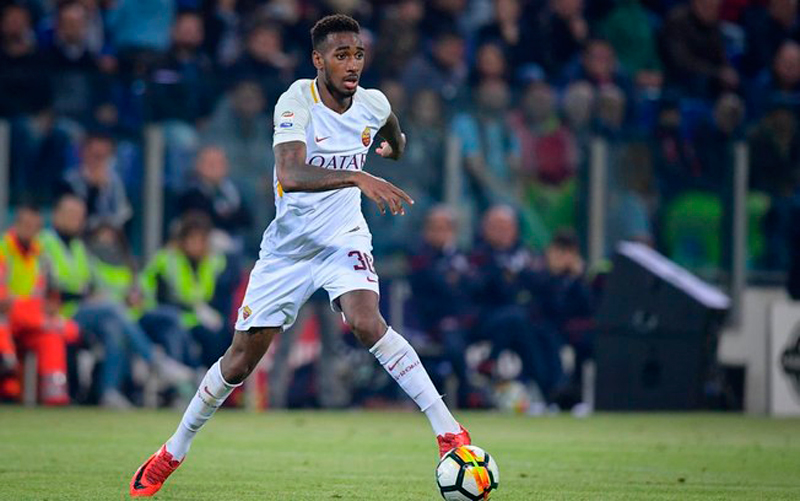 Gerson é o novo contratado do Fla (Foto: Reprodução/Twitter/OfficialASRoma)