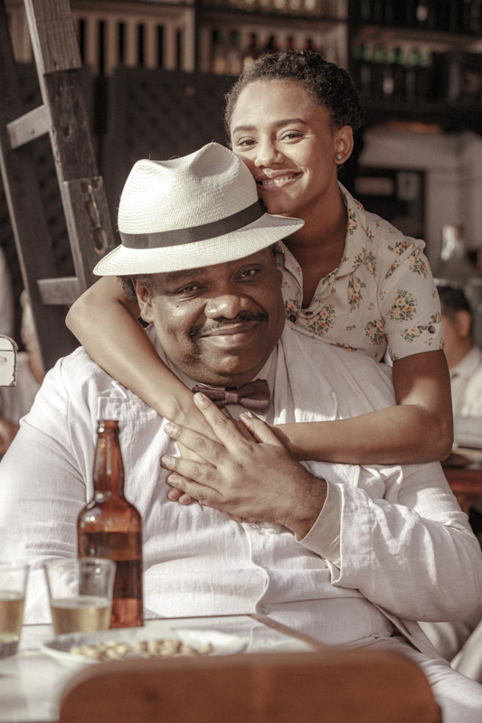 Jéssica Ellen e Serjão Loroza (Foto: Paulo Belote/TV Globo)