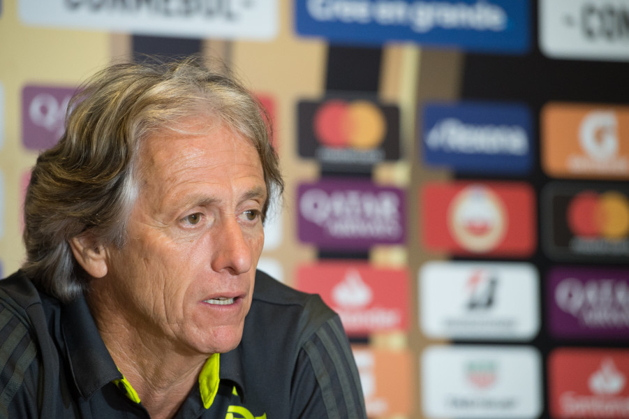 Jorge Jesus complicou a classificação do Fla na Libertadores (Foto: Alexandre Vidal/Fla Imagem)