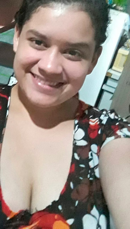 Lorena Pereira da Silva Martins, de 17 anos, foi assassinada e concretada em uma parede (Foto: Acervo Pessoal)