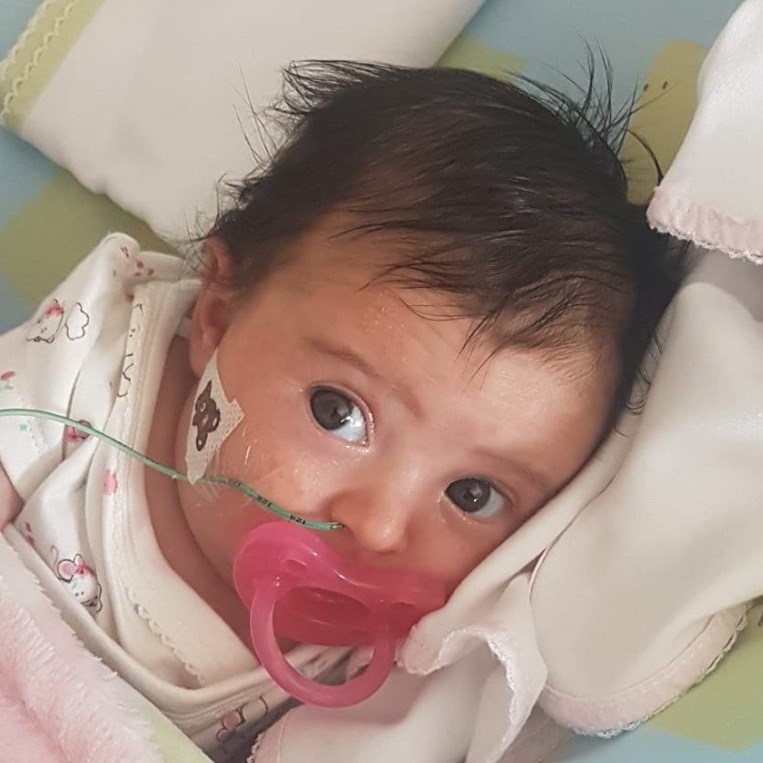 Matilde deve receber a medicação em breve. (Foto: Reprodução/Facebook)