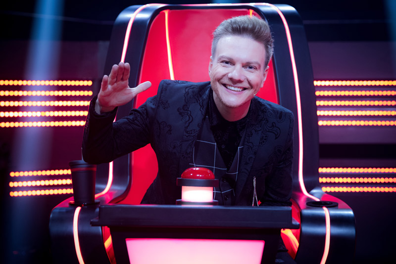 Michel Teló tentará o quinto título do The Voice Brasil (Foto: Raquel Cunha / TV Globo)