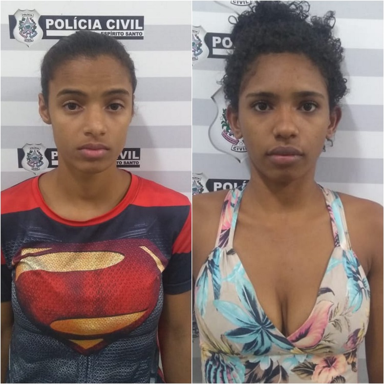Juliana Souza Rodrigues e Keila dos Santos Velho, ambas de 20 anos (Foto: Divulgação/PCES)