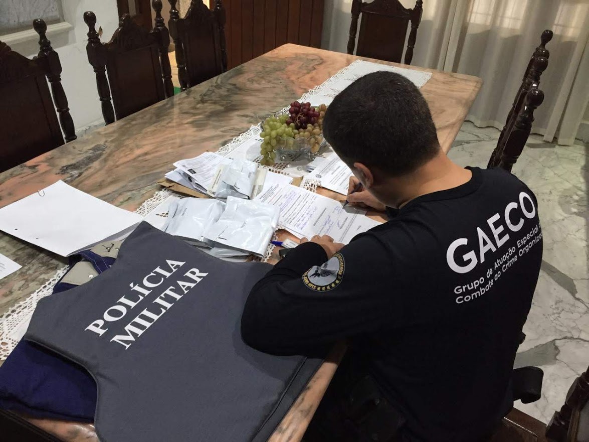 Operação Caduceu cumpre mandados de busca e apreensão no Sul do Estado (Foto: Divulgação/ MPES)