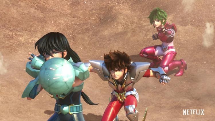 Nova versão de Os Cavaleiros do Zodíaco (Foto: Divulgação / Netflix)
