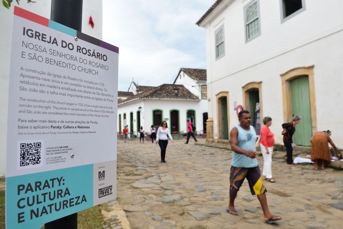 Paraty, no Sul do Rio de Janeiro (Foto: Tânia Rêgo/ Agência Brasil)