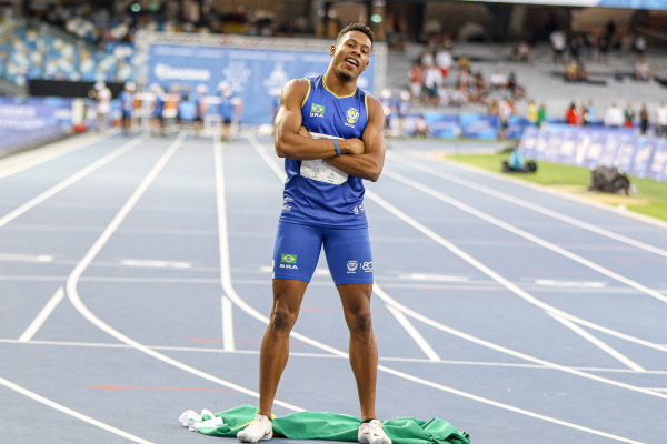 Paulo André é o segundo mais rápido da história do atletismo brasileiro (Foto: Thiago Parmalat / CBDU)