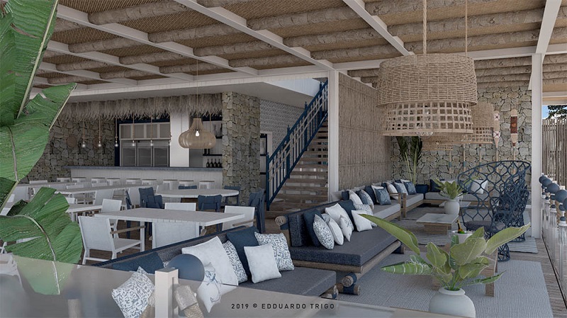 Projeção de como ficará o Quiosque 1 (Foto: Divulgação)