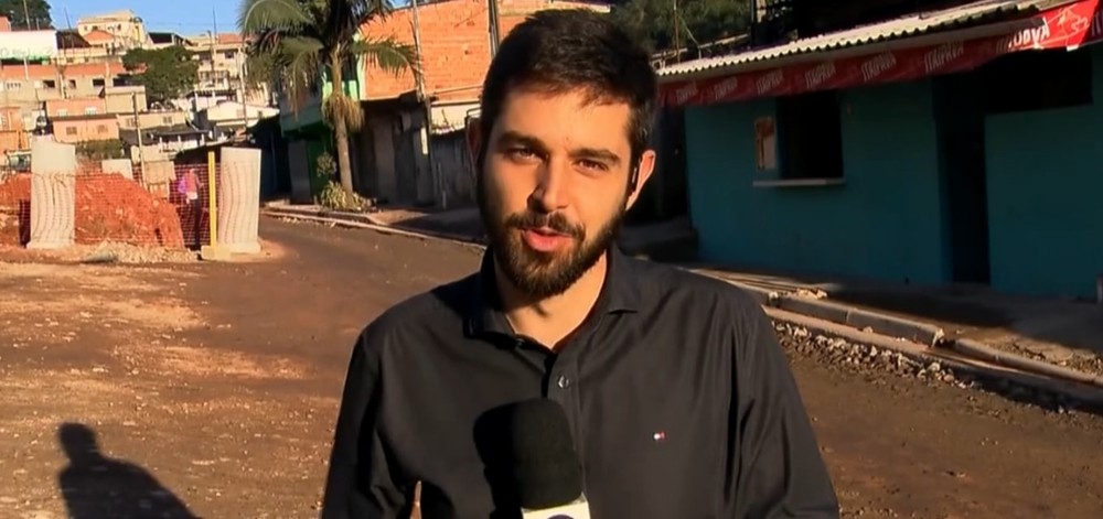 O jornalista, que fazia reportagens em jornais como o SP1 e SP2 e Bom Dia São Paulo (Foto: Reprodução/ TV Globo)