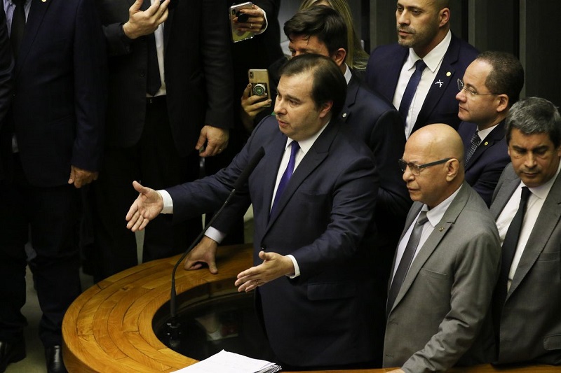 O presidente da Câmara dos Deputados, Rodrigo Maia (Foto: Fabio Rodrigues/Agência Brasil)