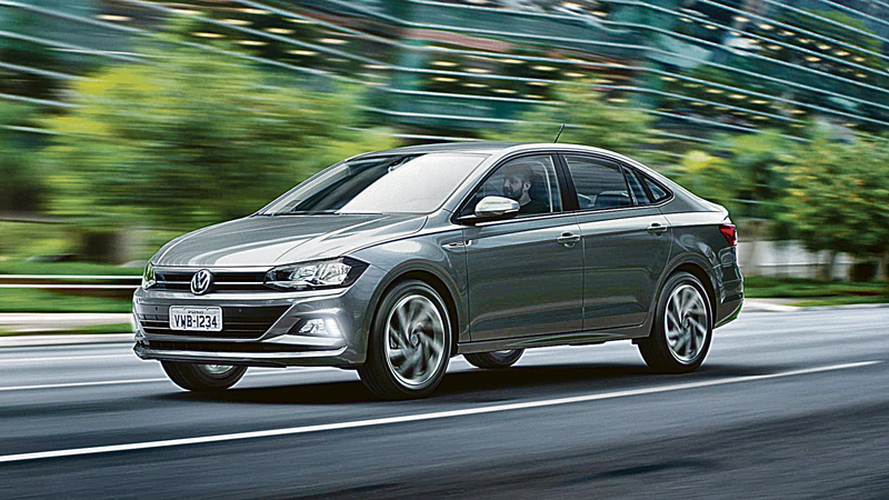 O Virtus chegará até o final deste ano na versão esportiva GTS. Sedã virá equipado com motor 1.4 TSI que rende potência de 150 cavalos (Foto: Assessoria / Volkswagen)