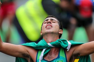Caio Bonfim (Brasil) é medalha de prata nos 20km da marcha atlética nos Jogos Pan-Americanos Lima 2019 (Foto: Abelardo Mendes Jr/ rededoesporte.gov.br)