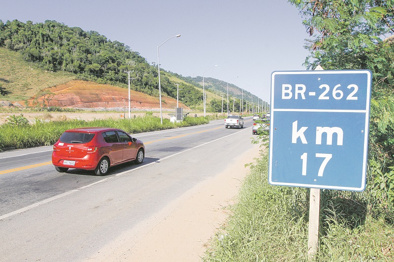 Governo estuda a concessão da rodovia BR 262 (Foto: Thiago Coutinho/ AT/ 23/01/2019)