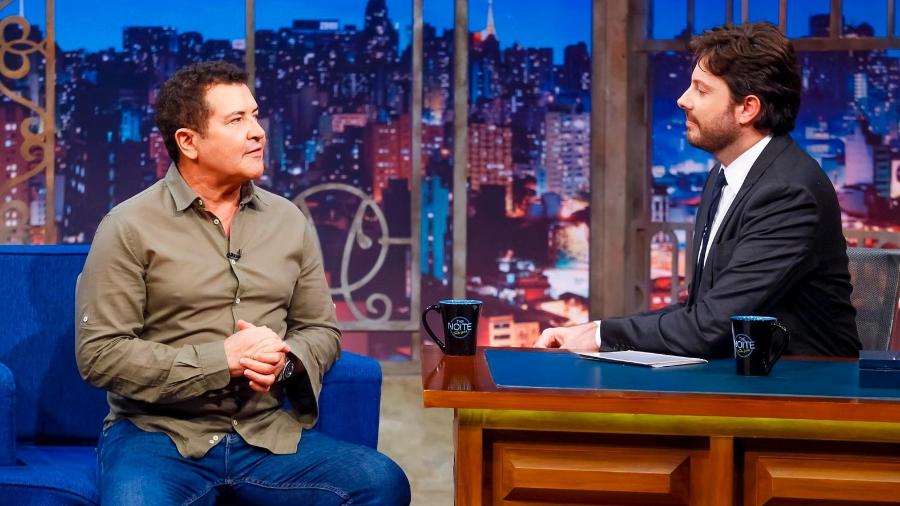 Beto Barbosa no The Noite (Foto: Divulgação/SBT)