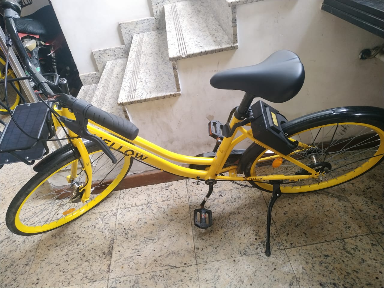 Bike utilizada no crime (Foto: Kananda Natielly)