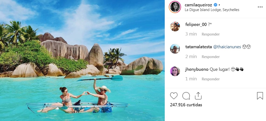 Camila Queiroz e Klebber Toledo (Foto: Reprodução/Instagram/@camilaqueiroz)