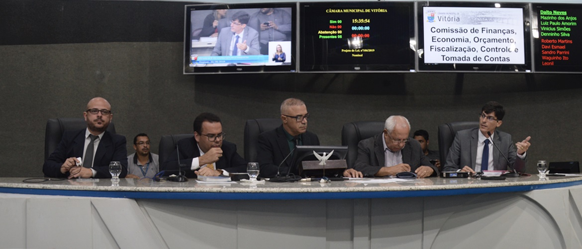 Comissão de Finanças aprovou o projeto na quinta (22). (Foto: Câmara Municipal de Vitória)