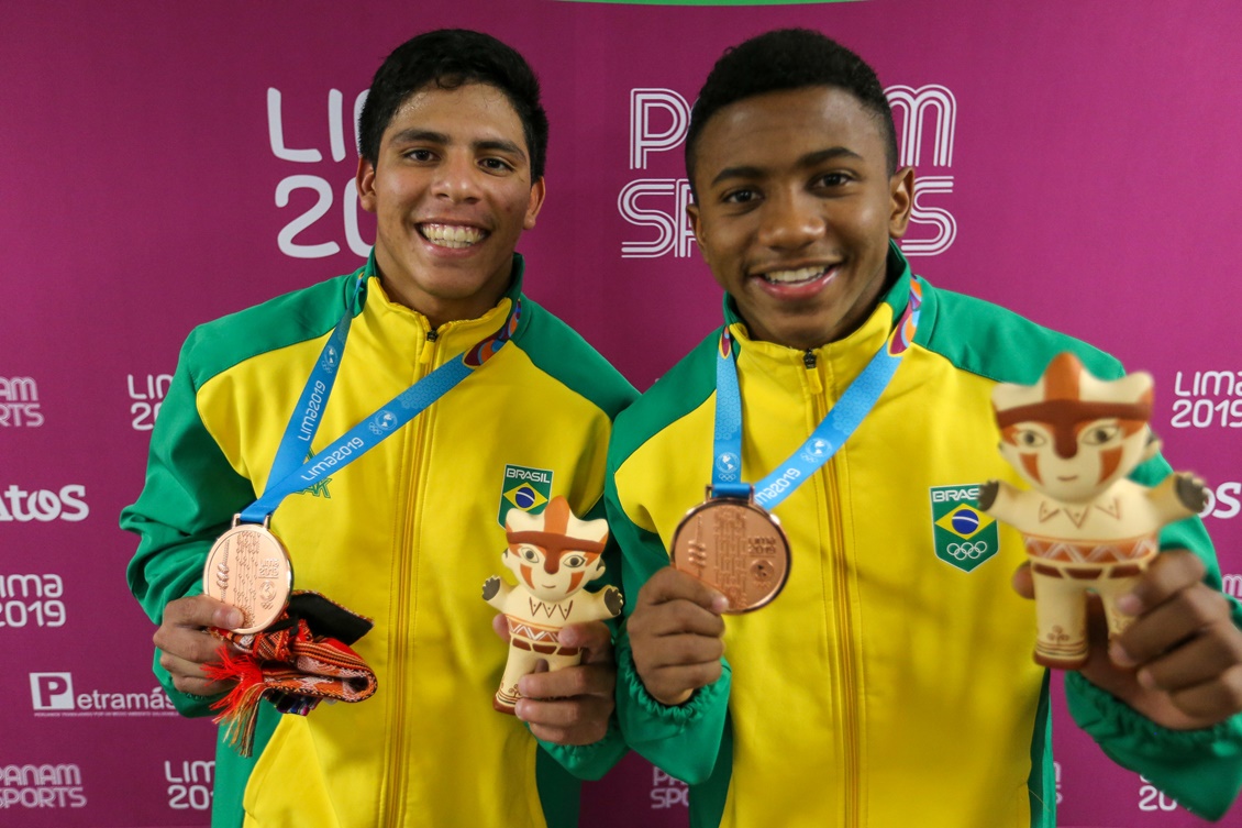 Kawan e Isaac (Foto: Abelardo Mendes Jr./ rededoesporte.gov.br)