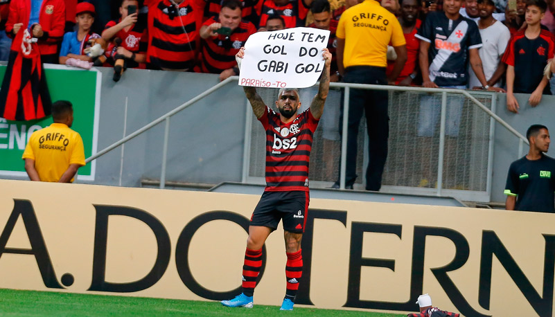 Gabigol já fez 16 gols no Campeonato Brasileiro. (Foto: Alexandre Vidal / Flamengo)