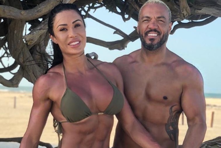 Gracyanne e o marido Belo (Foto: Reprodução / Instagram )