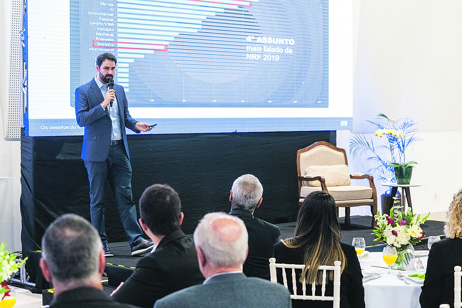 gustavo pipa disse que pela primeira vez  o varejo físico foi o assunto mais falado na  NRF, principal  evento de varejo do mundo, que acontece em   janeiro, nos Estados Unidos (Foto: Cacá lima)
