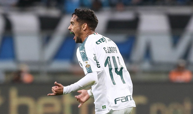 O gol do Palmeiras foi marcado aos 30 minutos do primeiro tempo. Em cobrança de falta de longe, Marcos Rocha rolou para Gustavo Scarpa acertar um lindo chute. (Foto: Divulgação/Flickr/@sepalmeiras)