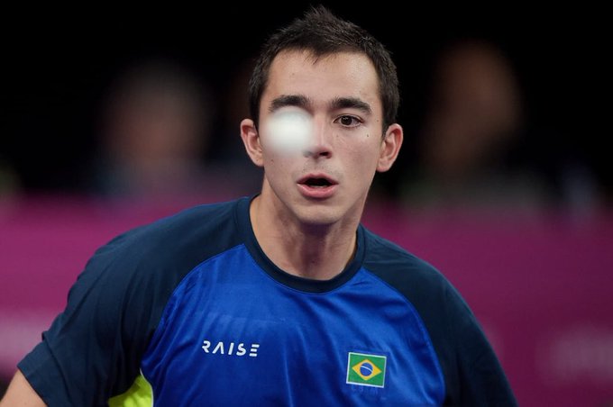 Hugo Calderano conquistou a medalha de ouro (Foto: Alexandre Loureiro/ COB)