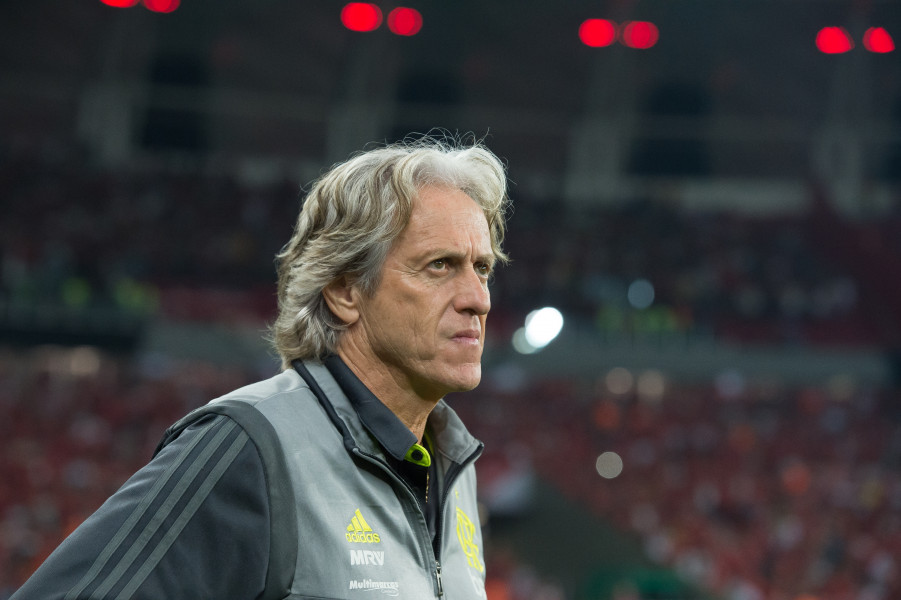 Jorge Jesus, treinador do Flamengo, ficou em 7º lugar do Top 10 de técnicos do mundo em 2019. (Foto: Alexandre Vidal / Flamengo)