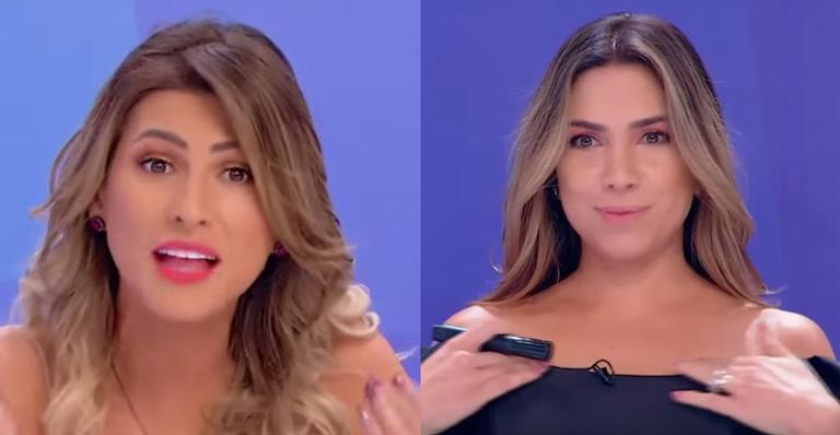 Silvio Santos comparou as duas apresentadoras em seu programa no domingo (25). (Foto: Reprodução/SBT)