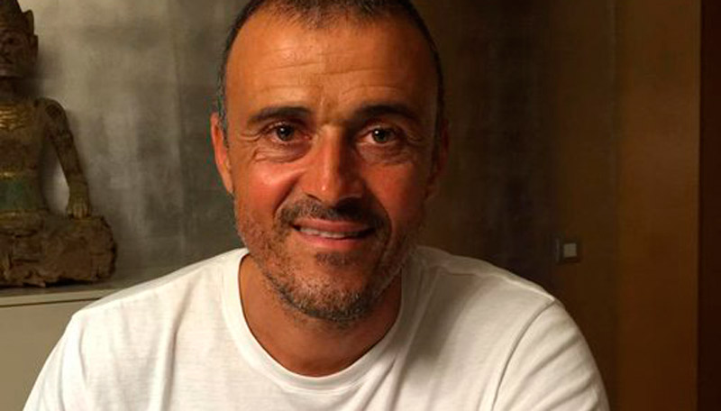 Luis Enrique, ex-treinador do Barcelona (Foto: Divulgação / Twitter)