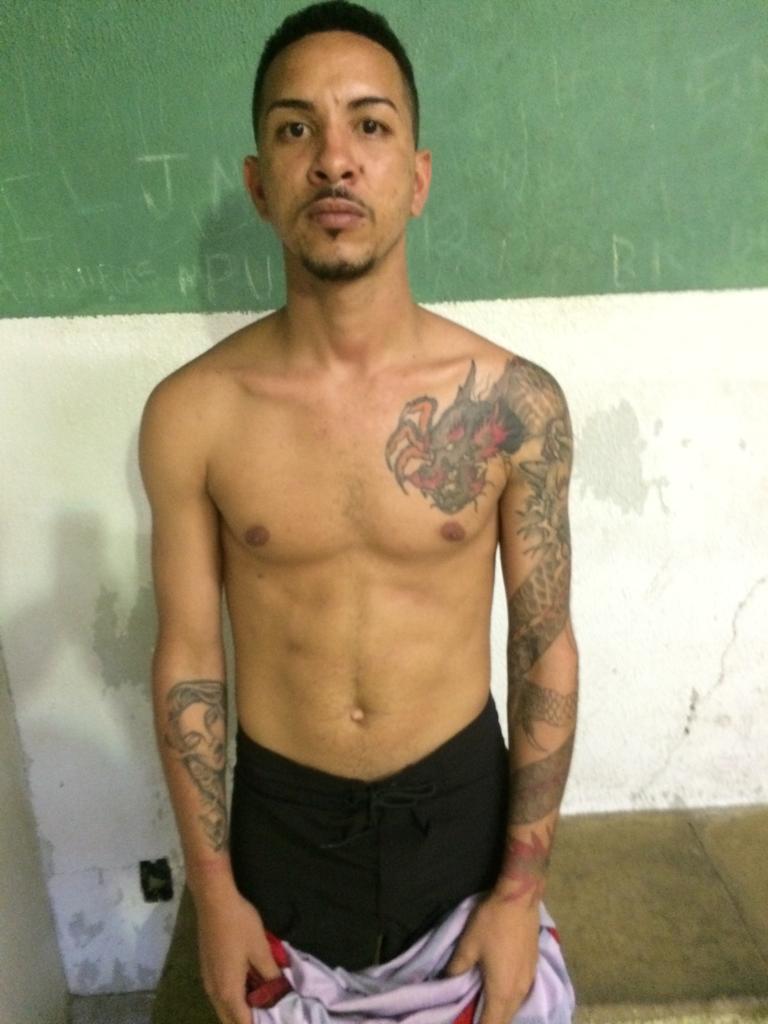 Maycon de Andrade Crivelari, de 25 anos, preso pela polícia (Foto: Divulgação/PCES)