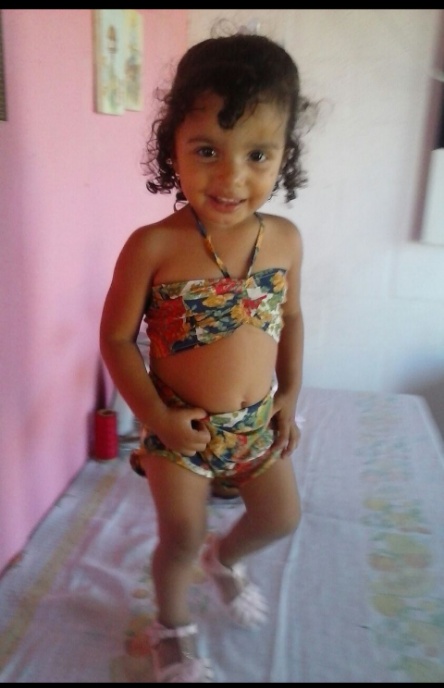 Avó disse que a menina era muito carinhosa e brincalhona (Foto: Acervo pessoal)