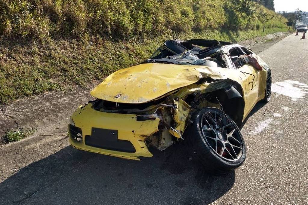 O Porsche dirigido pela empresária é avaliado em pouco mais de R$ 345 mil. (Foto: Divulgação/Paulo Bernadinho/Alerta Campinas)