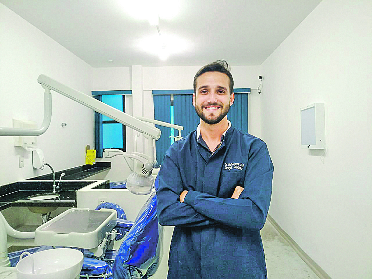Rafael Bartelli Rui, dentista e aluno do Inovi: “Quem não se atualiza constantemente, fica ultrapassado” (Foto: Divulgação)